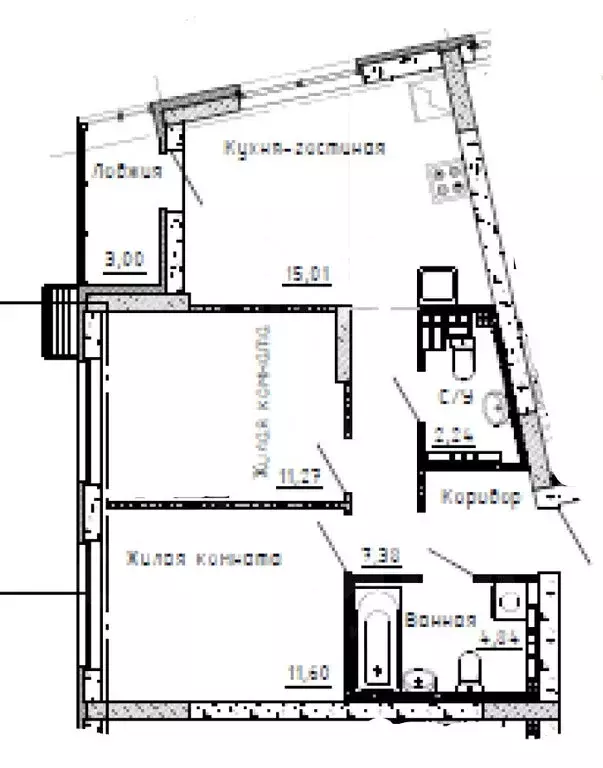2-комнатная квартира: Екатеринбург, улица 8 Марта, 204Д (52.2 м) - Фото 0