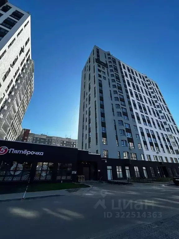 Студия Курганская область, Курган Заозерный жилрайон, 1-й мкр, 22А ... - Фото 1