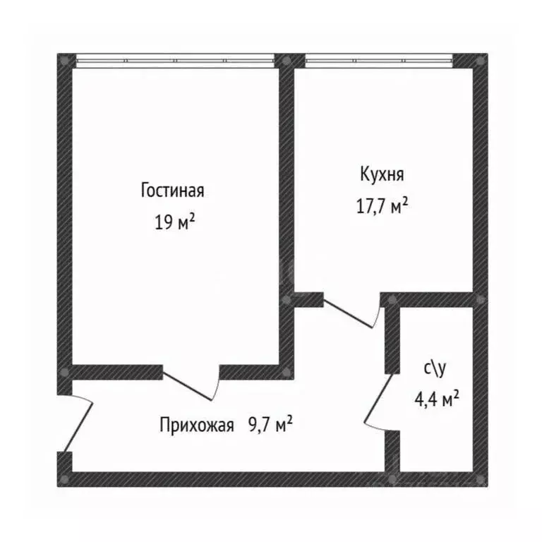1-к кв. Дагестан, Махачкала ул. Магомеда Гамзатова, 57 (50.8 м) - Фото 2