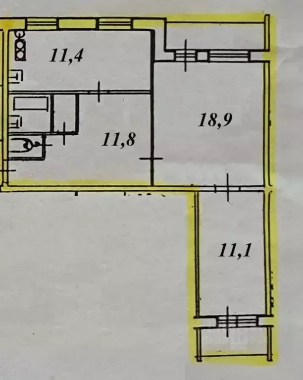 2-к кв. Санкт-Петербург Планерная ул., 71К1 (57.0 м) - Фото 2