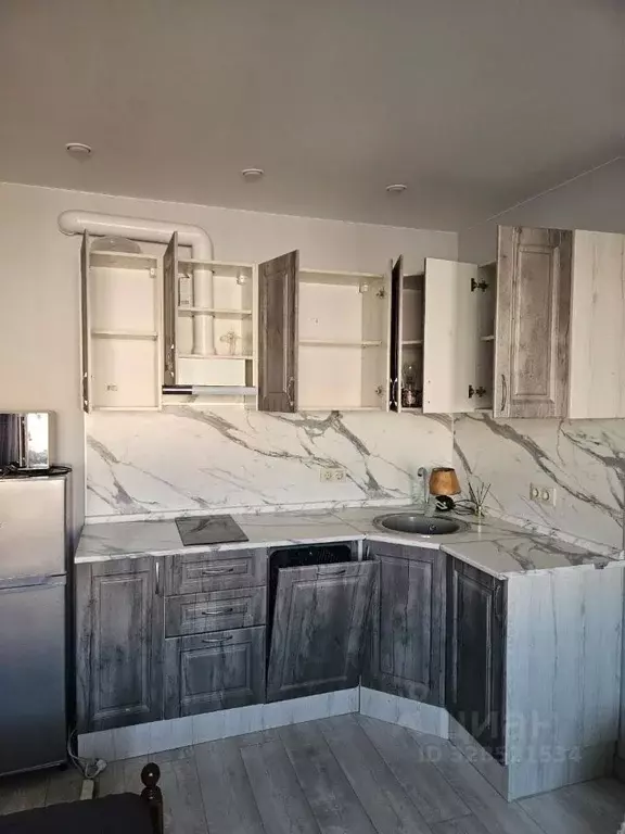 Студия Московская область, Домодедово Южный мкр, ул. Курыжова (24.0 м) - Фото 2