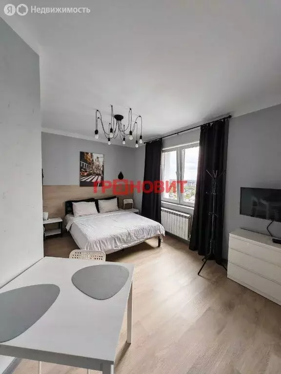 Квартира-студия: Новосибирск, улица Немировича-Данченко, 122/4 (28.9 ... - Фото 1