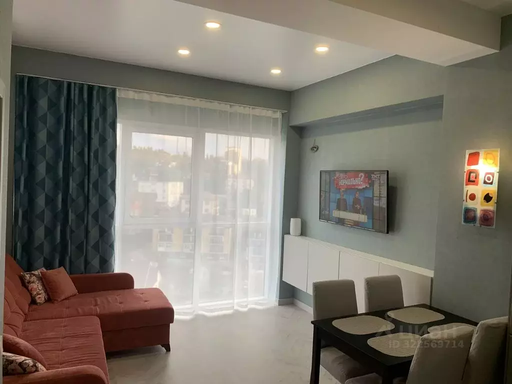 1-к кв. Краснодарский край, Сочи Мамайка мкр, ул. Крымская, 89 (40.0 ... - Фото 2