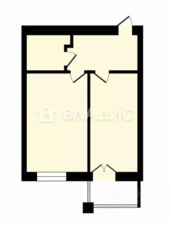 1-к кв. Владимирская область, Владимир ул. Лакина, 2Г (39.5 м) - Фото 2