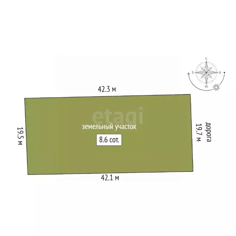 Участок в Тюменская область, Тюменский муниципальный округ, д. ... - Фото 2