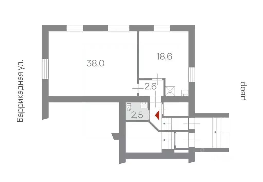 Офис в Санкт-Петербург Баррикадная ул., 28 (3 м) - Фото 2