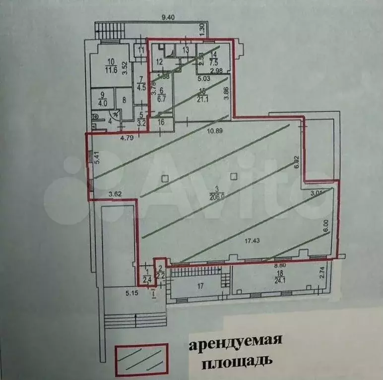 Сдам помещение свободного назначения, 250 м - Фото 0