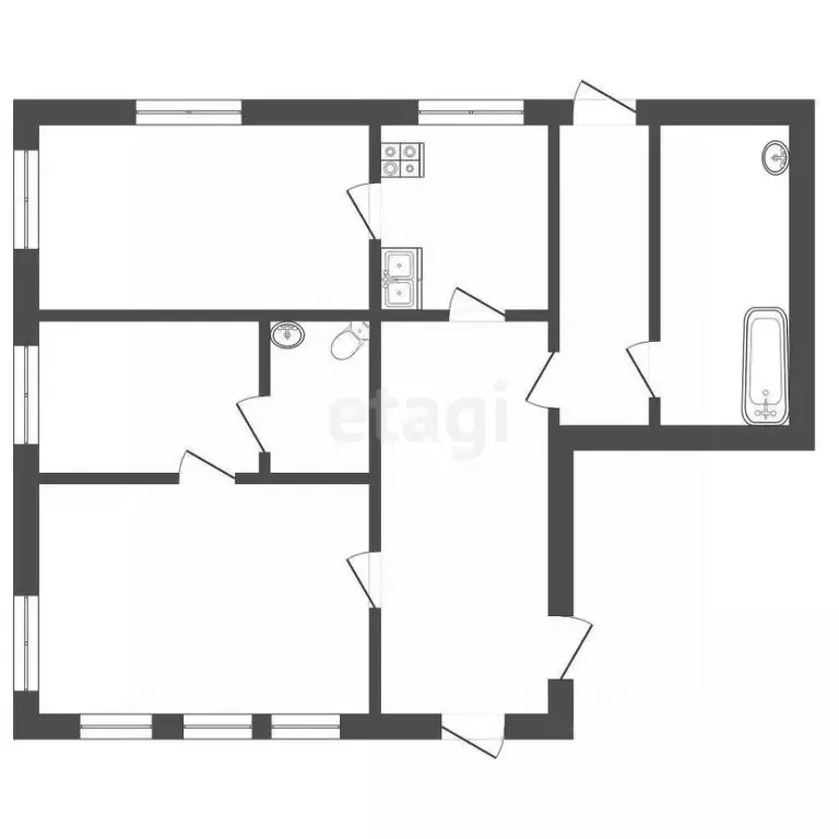Дом в Владимирская область, Муром с. Дмитриевская Слобода, ул. ... - Фото 2