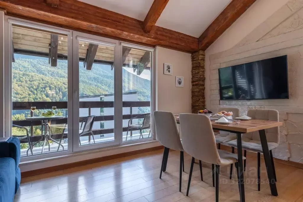 2-к кв. Краснодарский край, Сочи Красная Поляна пгт, ул. Калиновая, ... - Фото 1