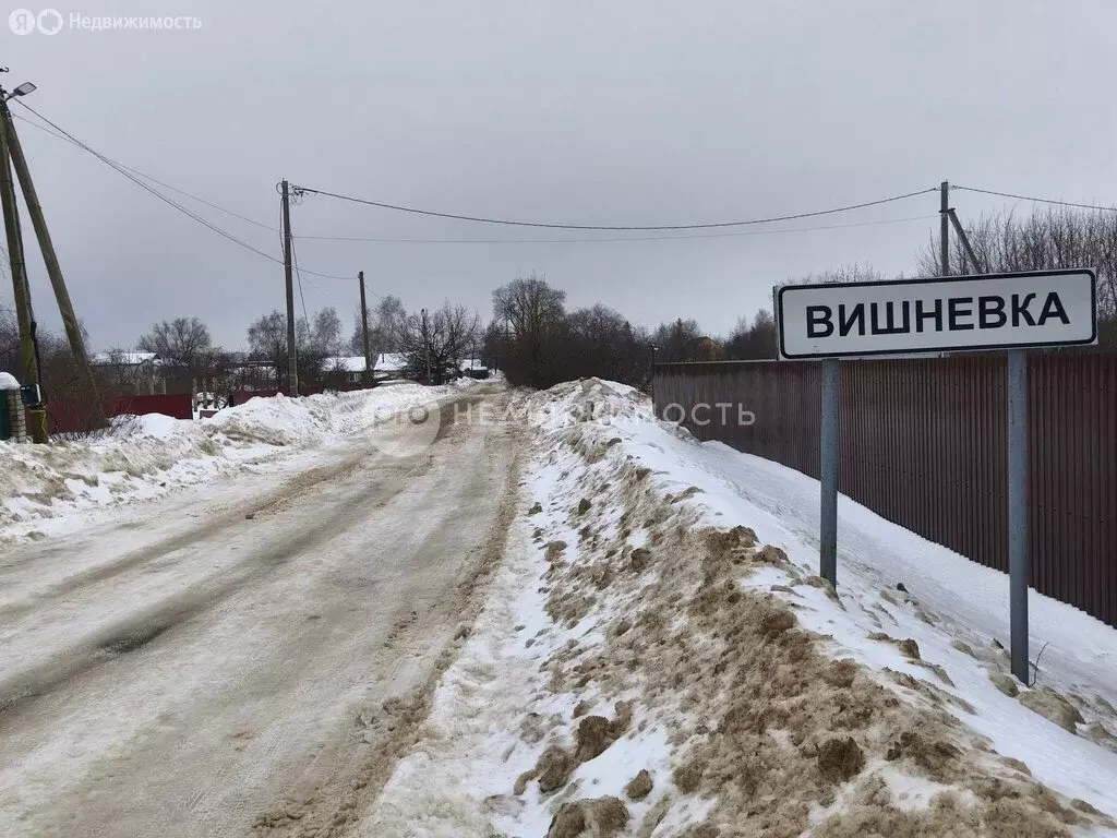 Участок в Рязанский муниципальный округ, деревня Вишнёвка (13 м) - Фото 1