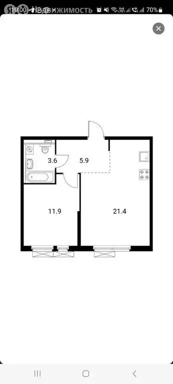 1-комнатная квартира: Москва, Складочная улица, 6к4 (43 м) - Фото 1