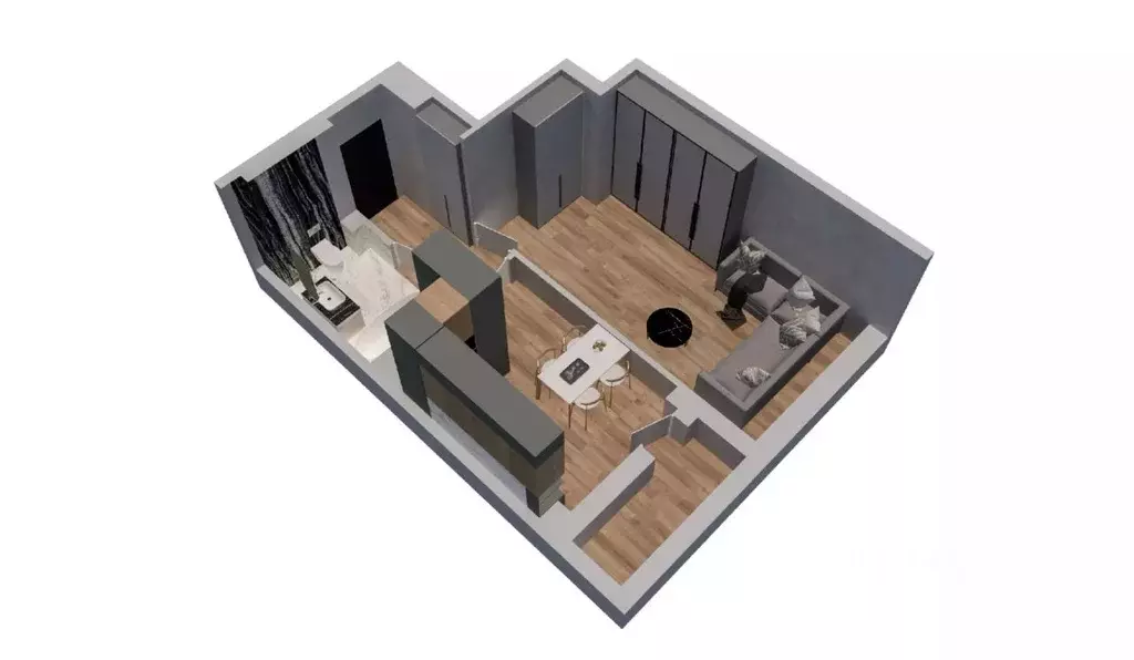 1-к кв. Ростовская область, Батайск ул. Ушинского, 27Ак3 (36.9 м) - Фото 1