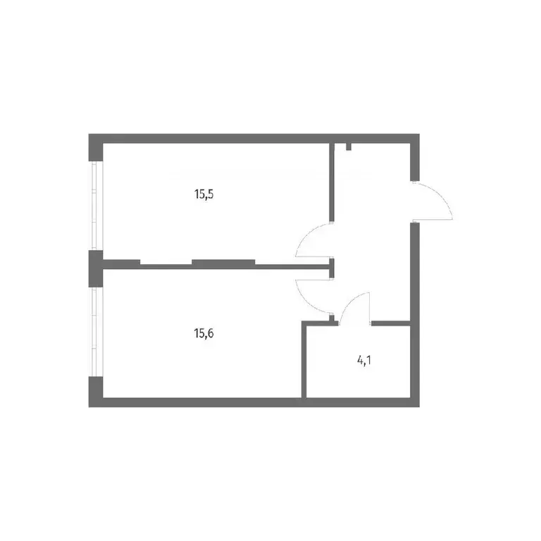 1-к кв. Калининградская область, Калининград пос. Лермонтовский, ул. ... - Фото 1