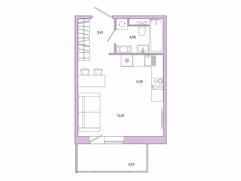 Квартира-студия: городской посёлок Янино-1, ЖК Янила Драйв (27.4 м) - Фото 1