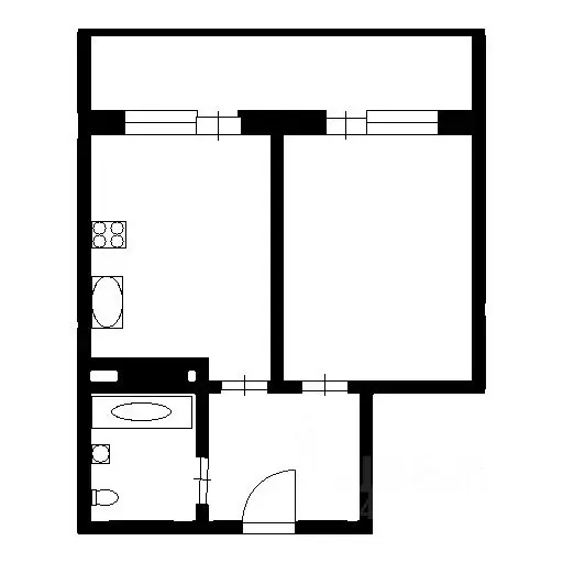 1-к кв. Санкт-Петербург просп. Героев, 18 (31.5 м) - Фото 1