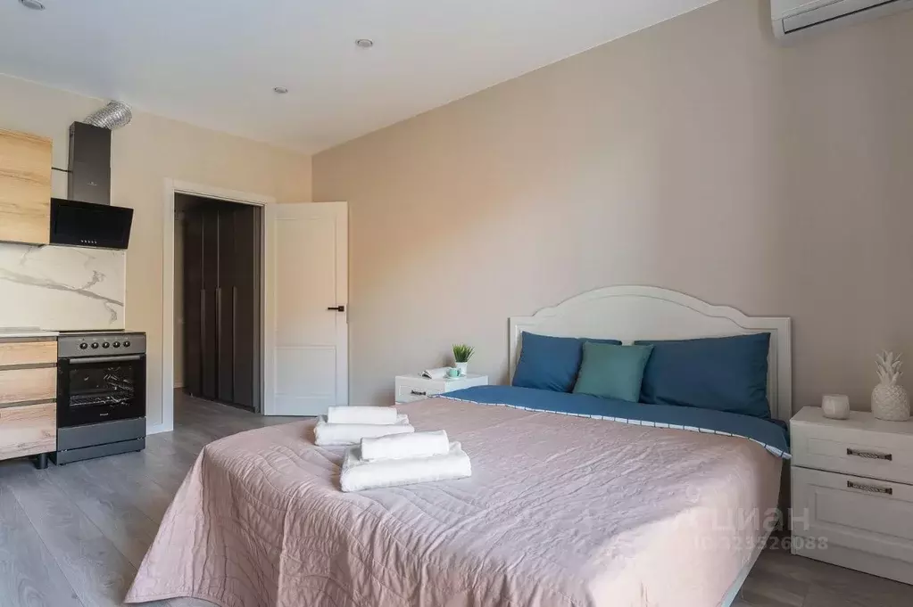 Студия Краснодарский край, Сочи ул. Искры, 88к3 (27.8 м) - Фото 0