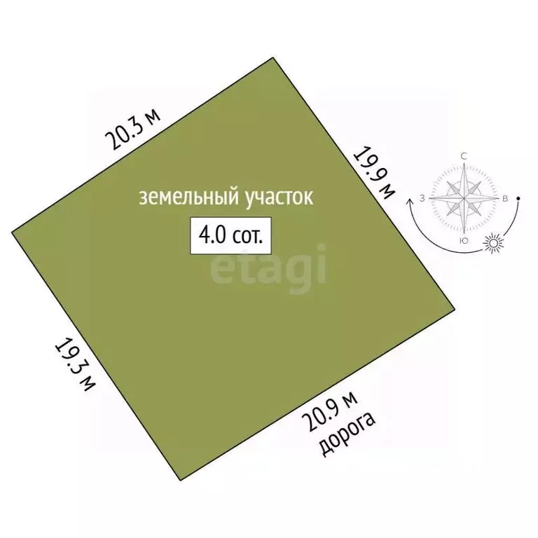 Участок в Марий Эл, Йошкар-Ола Коммунальник СНТ, 20/28 (4.4 сот.) - Фото 0