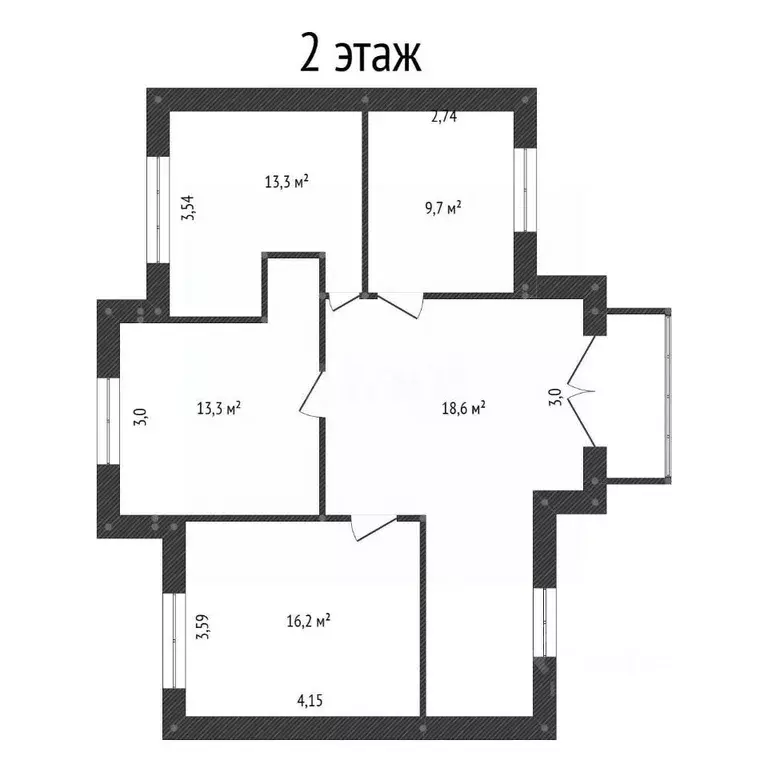 Дом в Башкортостан, Иглинский район, с. Акбердино ул. Луговая, 20 (150 ... - Фото 2