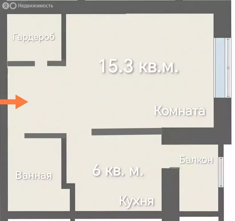 1-комнатная квартира: Верхняя Пышма, Юбилейная улица, 26А (31.4 м) - Фото 2