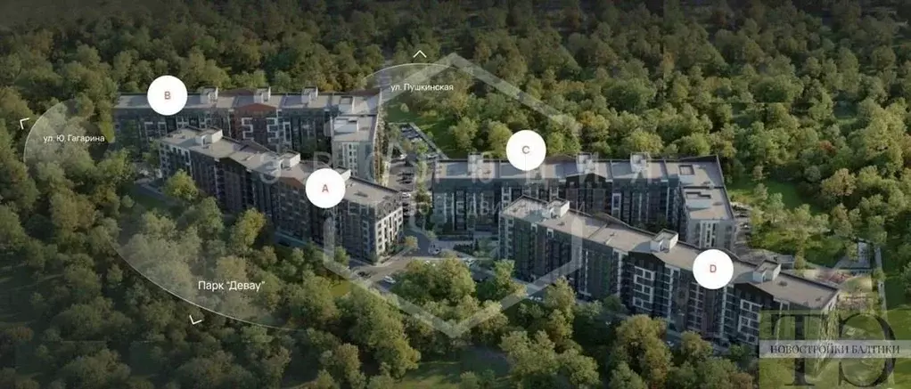 3-к кв. Калининградская область, Гурьевский муниципальный округ, пос. ... - Фото 2