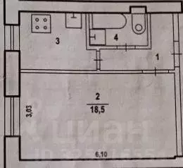 1-к кв. Волгоградская область, Волгоград просп. Канатчиков, 20 (32.2 ... - Фото 1