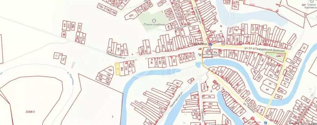 Участок в Волгоградская область, Городищенский район, с. Карповка ... - Фото 1