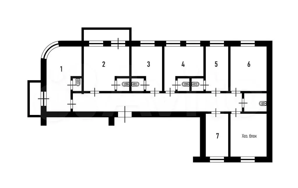 5-к. квартира, 118 м, 2/4 эт. - Фото 0