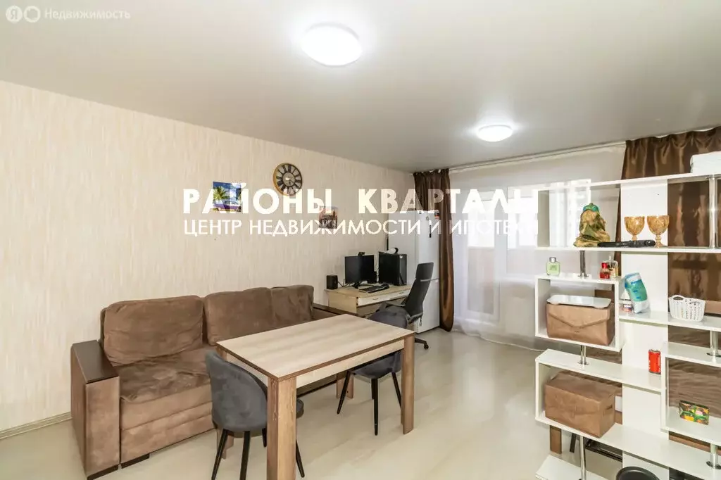 Квартира-студия: Челябинск, улица Университетская Набережная, 63 (33 ... - Фото 1