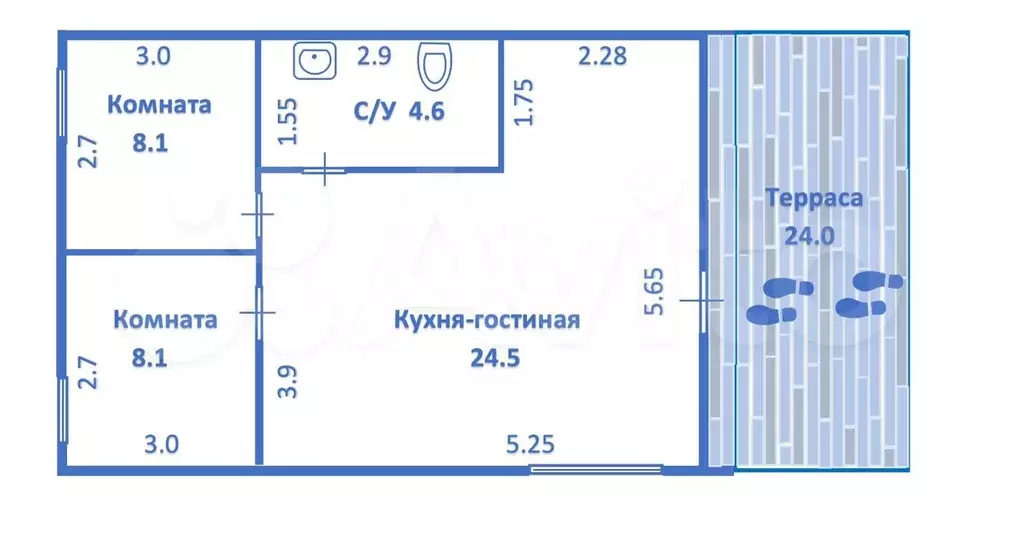 Дом 71,3 м на участке 9,8 сот. - Фото 0