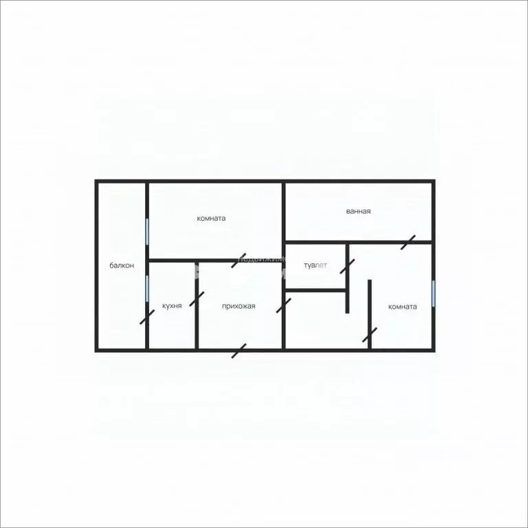 2-к кв. Приморский край, Находка пос. Врангель, ул. Невельского, 2 ... - Фото 1