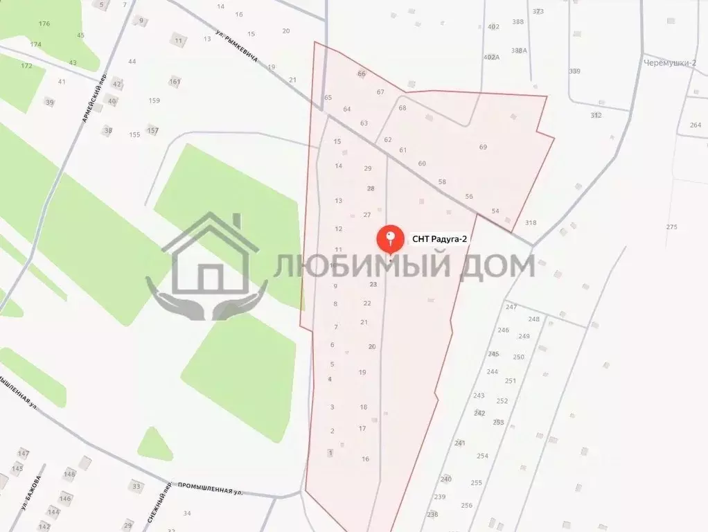 Участок в Курганская область, Шадринск Радуга-2 СНТ,  (10.0 сот.) - Фото 1