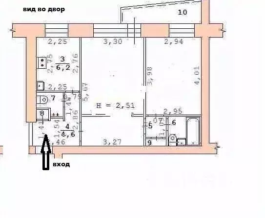 2-к кв. Свердловская область, Екатеринбург ул. Татищева, 77 (47.4 м) - Фото 2