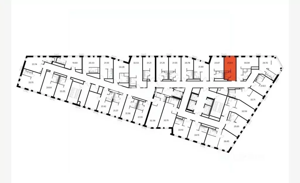 Студия Санкт-Петербург просп. Энергетиков, 6 (19.7 м) - Фото 2