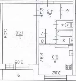 1-к. квартира, 35,5 м, 3/5 эт. - Фото 0