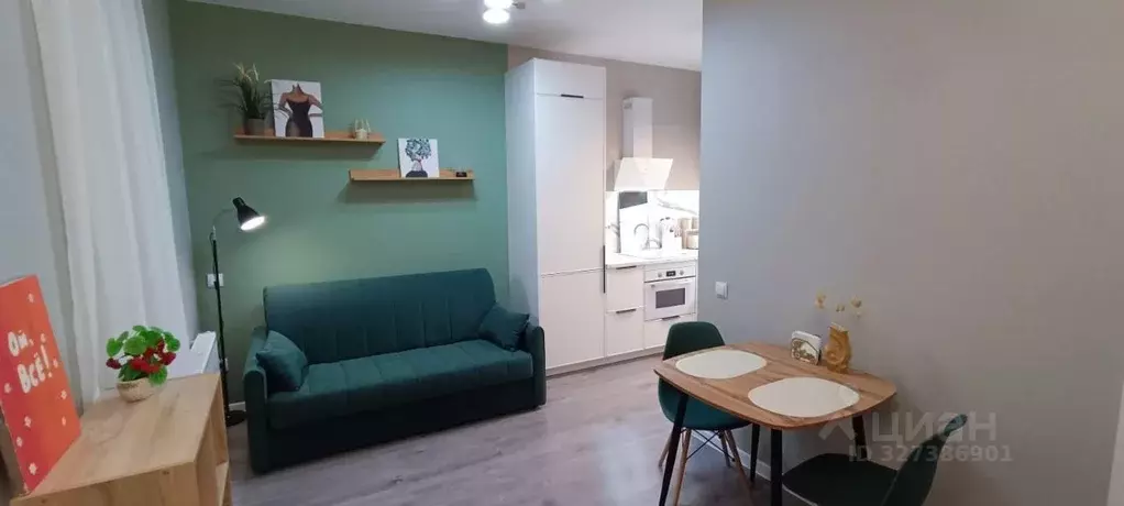 Студия Санкт-Петербург ул. Плесецкая, 24 (29.5 м) - Фото 0