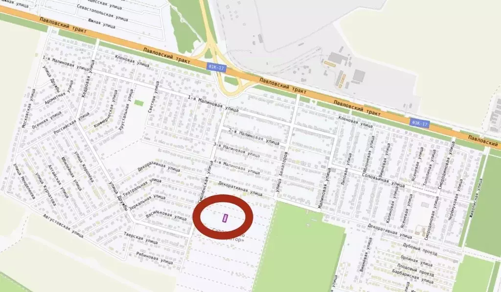 Участок в Алтайский край, Барнаул Декоратор СНТ,  (10.0 сот.) - Фото 1