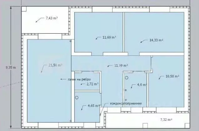 Дом в Алтайский край, Барнаул городской округ, пос. Центральный ул. ... - Фото 2