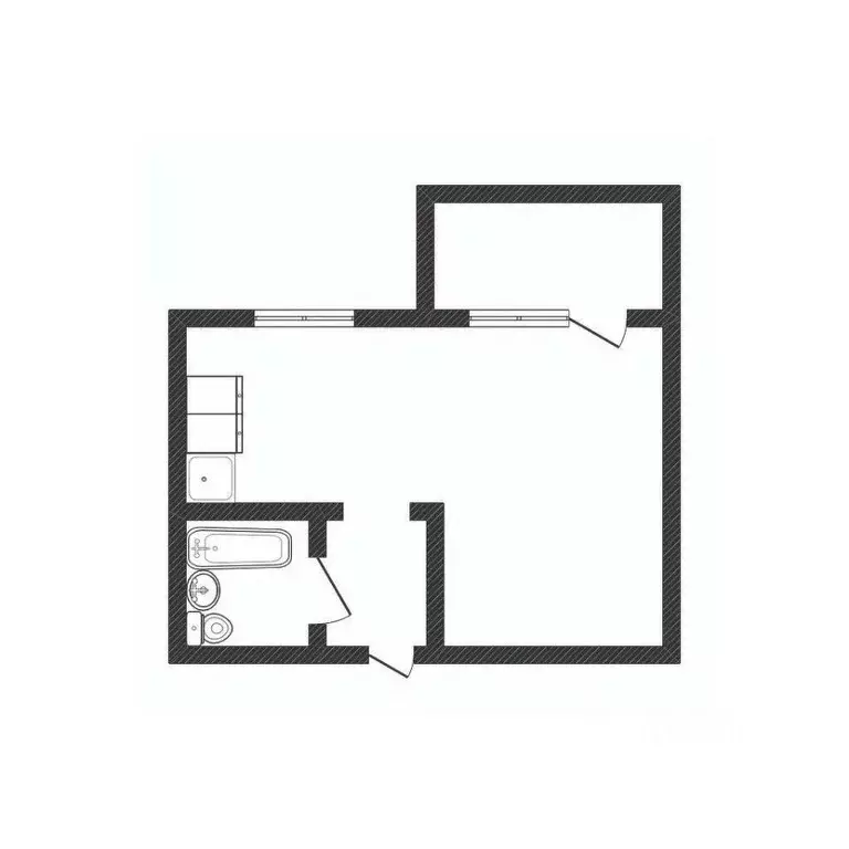 Студия Алтайский край, Бийск Советская ул., 35 (20.5 м) - Фото 2