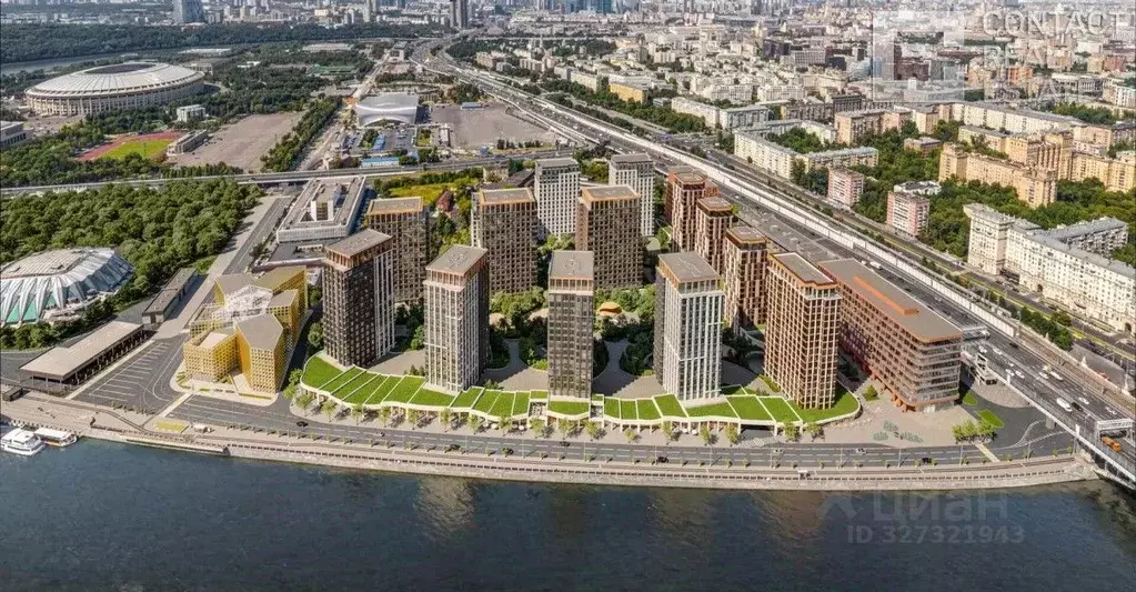 3-к кв. Москва Лужнецкая наб., 2/4 (89.7 м) - Фото 2