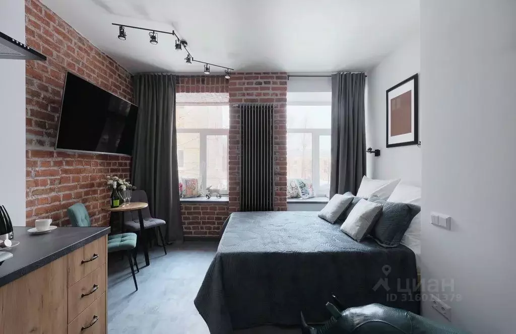 Студия Санкт-Петербург Рижский просп., 70Р (25.0 м) - Фото 0