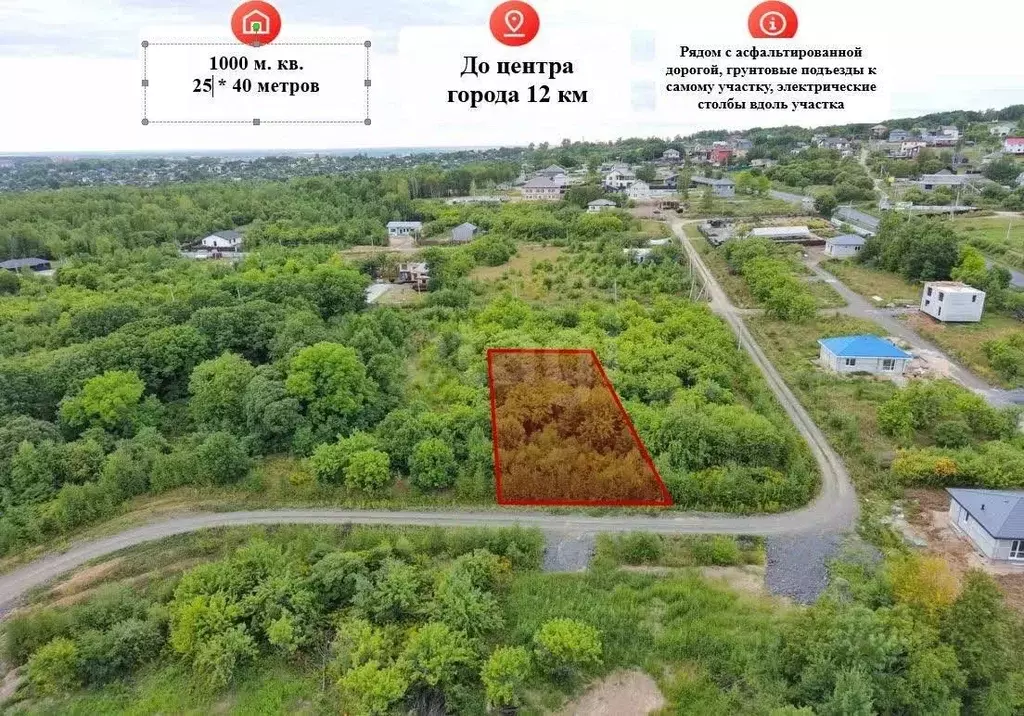 Участок в Хабаровский край, Хабаровский район, Мичуринское с/пос, с. ... - Фото 1