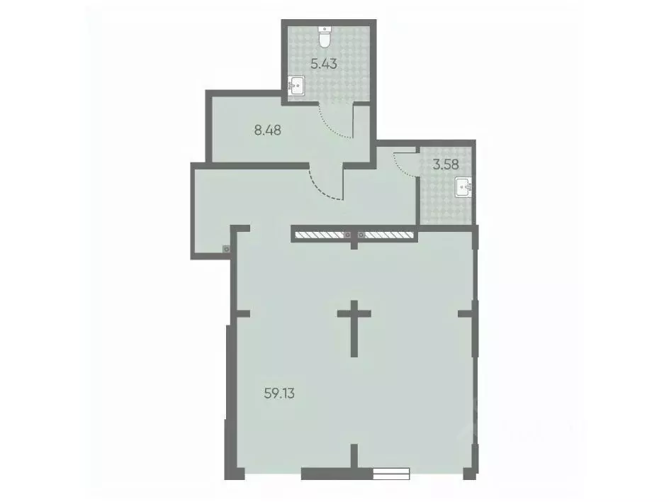 Помещение свободного назначения в Санкт-Петербург ул. Маршала ... - Фото 1