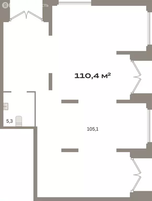 Помещение свободного назначения (110.4 м) - Фото 2