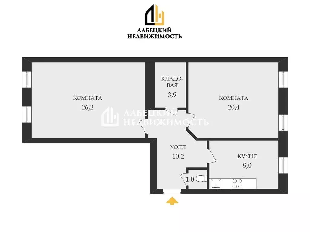 2-комнатная квартира: Санкт-Петербург, Матвеевский переулок, 2В (70.7 ... - Фото 2