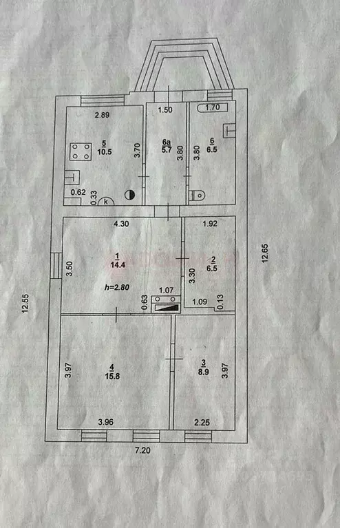 Дом в Ростовская область, Ростов-на-Дону Череповецкая ул. (69 м) - Фото 2