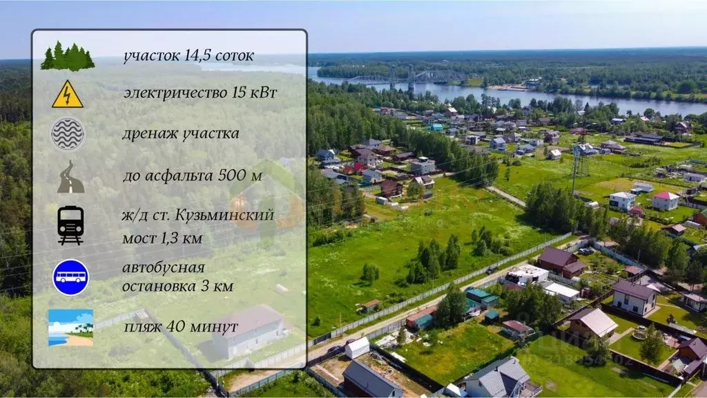 Участок в Ленинградская область, Всеволожский район, Свердловское ... - Фото 0
