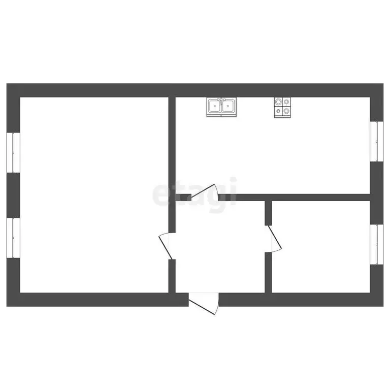 Дом в Муром, улица Крылова (48 м) - Фото 1