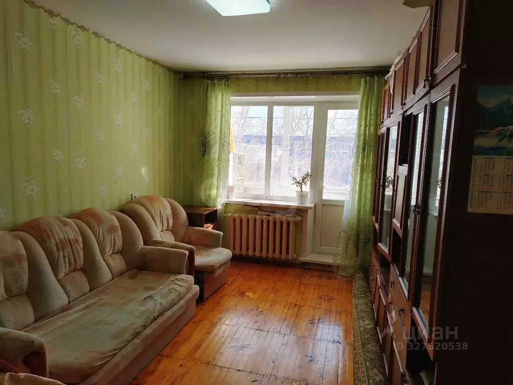 1-к кв. Курганская область, Курган Заозерный жилрайон, 3-й мкр, 9 ... - Фото 1