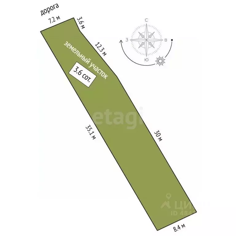 Участок в Краснодарский край, Геленджик городской округ, с. Береговое  ... - Фото 1