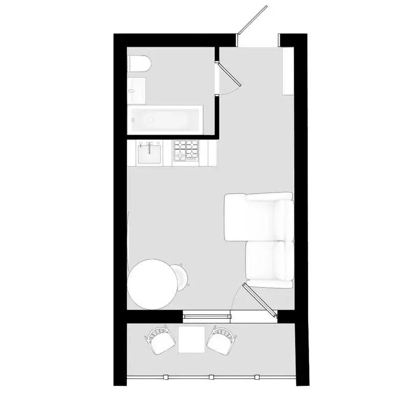 Квартира-студия: Дербент, ЖК Аль-Бейт Парк (24.29 м) - Фото 1